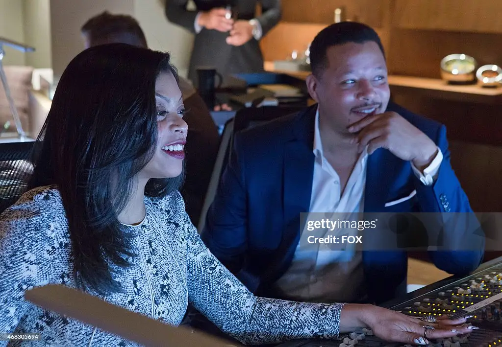 Jumping on the Empire Train in 2025 5 EMPIRE: Cookie (Taraji P. Henson, L) and Lucious (Terrence Howard, R) produce an album in the