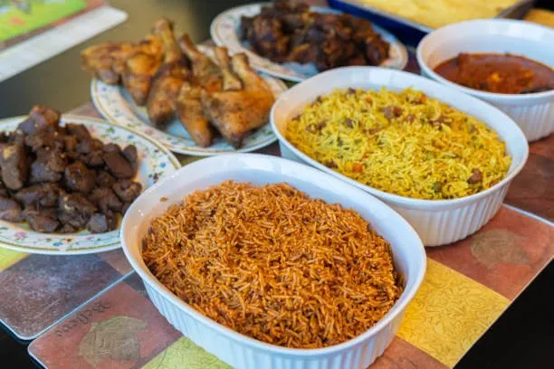 Enjoying Nigerian food and preparing a Nigerian food menu