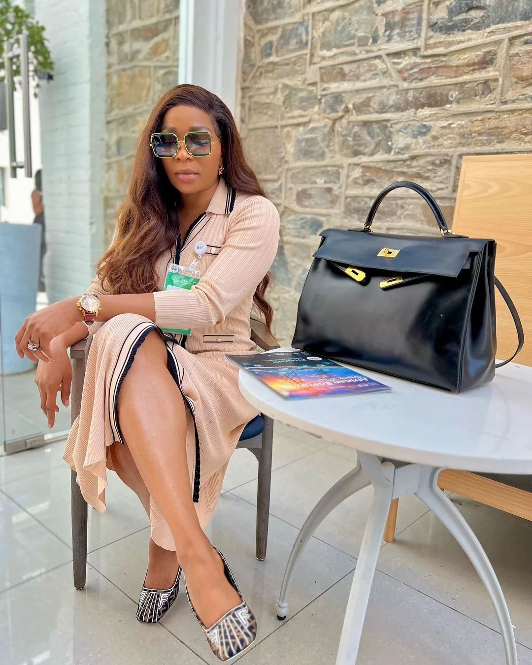 Yutee Rone serves FASHION and brains at African energy week 2022