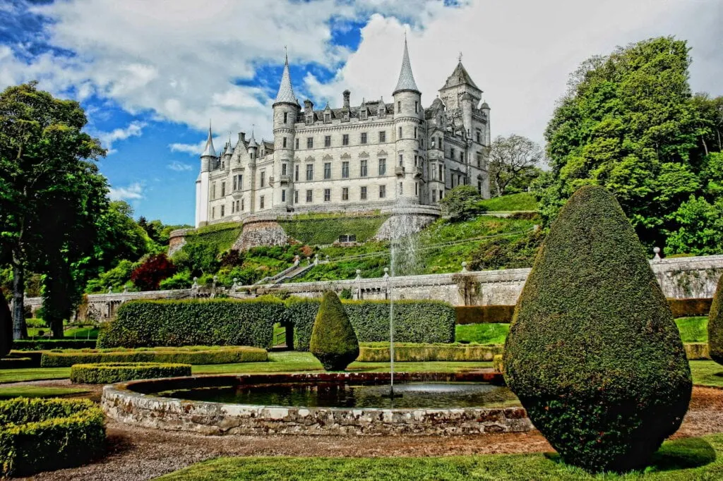 Remote Workers In Scotland Should Consider These 5 Hotels in Scotland 64 white concrete castle surrounded by green plants