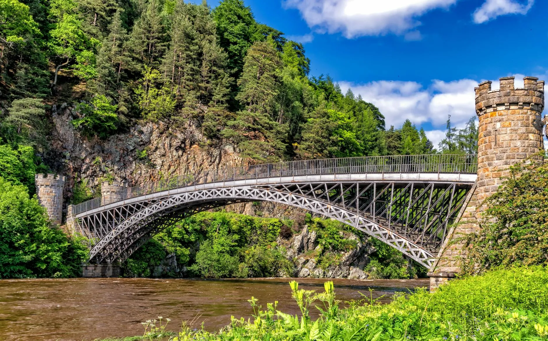 Things to do and Attractions Near Aberdeen Airport: architectural photography of bridge in Aberdeen