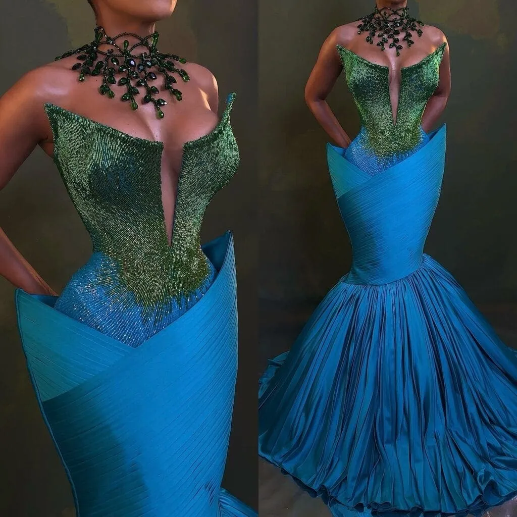 Veekee James' Top Ten Stunning Creations of 2024 7 Bonang Mathebas Miss South Africa Mermaid Dress
