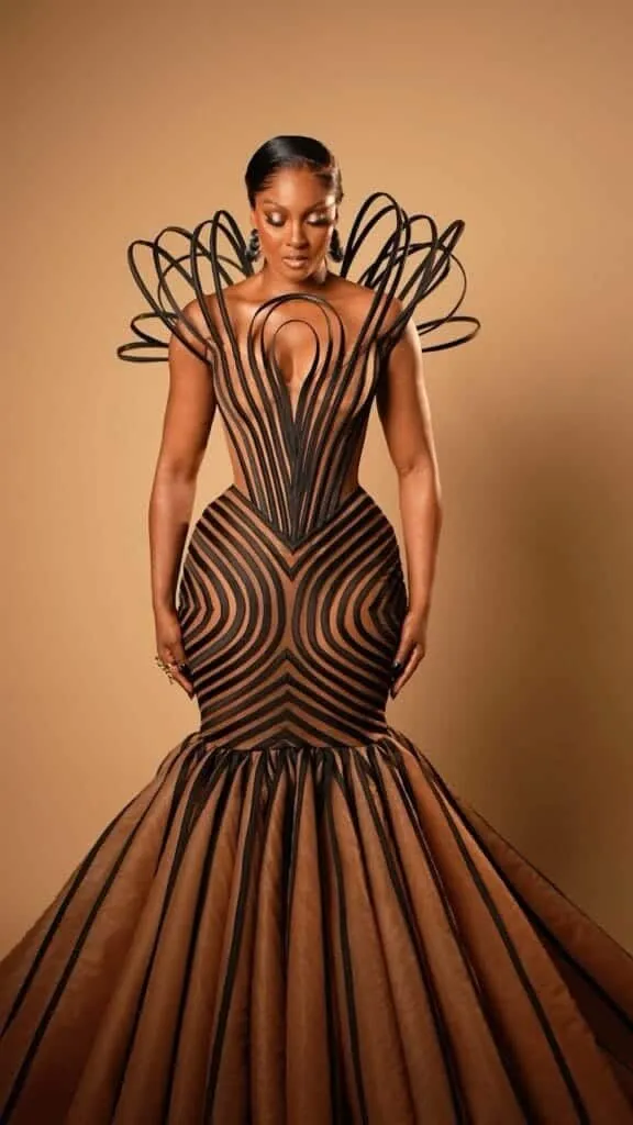 Veekee James' Top Ten Stunning Creations of 2024 3 2024 AMVCA, Osas