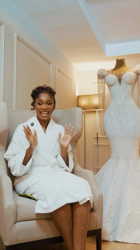 Veekee James' Top Ten Stunning Creations of 2024 11 Sharon Ooja’s Wedding Dress