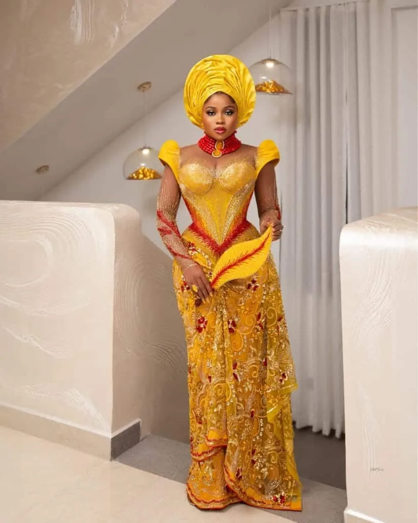 Veekee James' Top Ten Stunning Creations of 2024 8 a stunning traditional Igbo bridal Attire