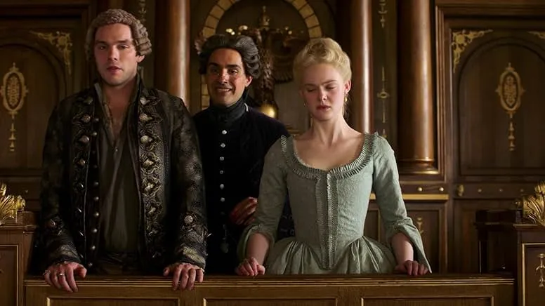 Peter the III and Cathrine the Great in The Great TV series