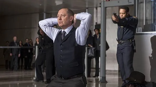 James Spader as lead character Raymond "Red" Reddington.