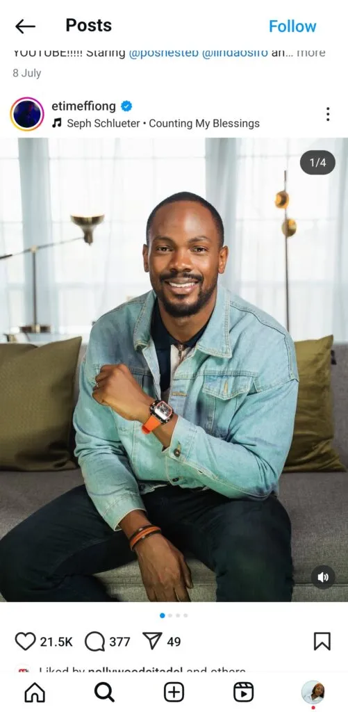 Daniel Etim-Effiong Biography: Age, Wife, Tribe, Movies, Net Worth, and Family 2 Daniel Etim-Effiong and Wife Toyosi