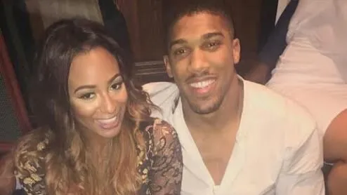 DJ Cuppy and Anthony Joshua