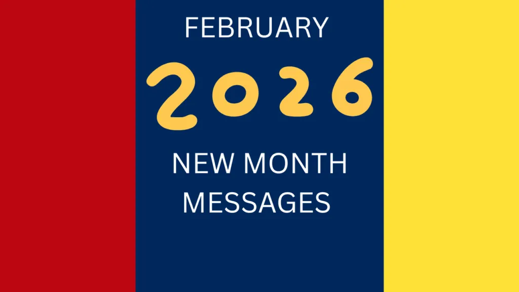New Month Messages for February 2026 1 Happy New Month Messages for February 2026