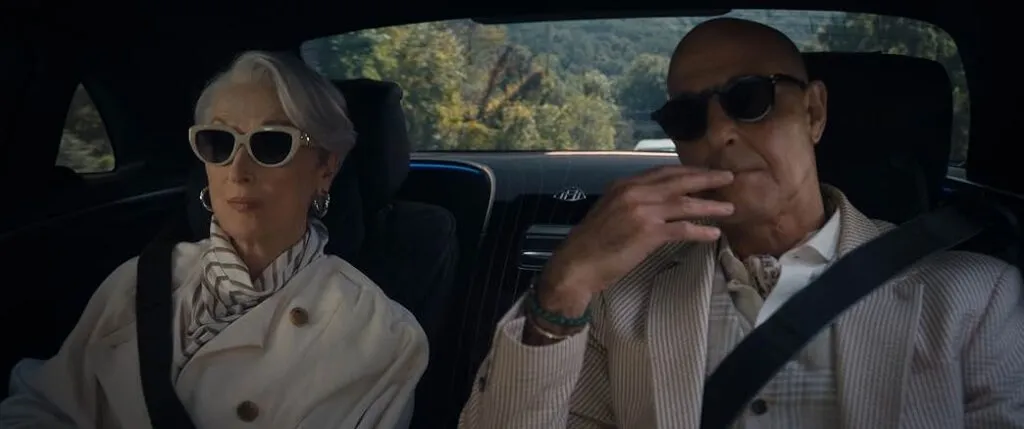 Meryl Streep and Stanley Tucci in The Devil Wears Prada 2 (2026)
